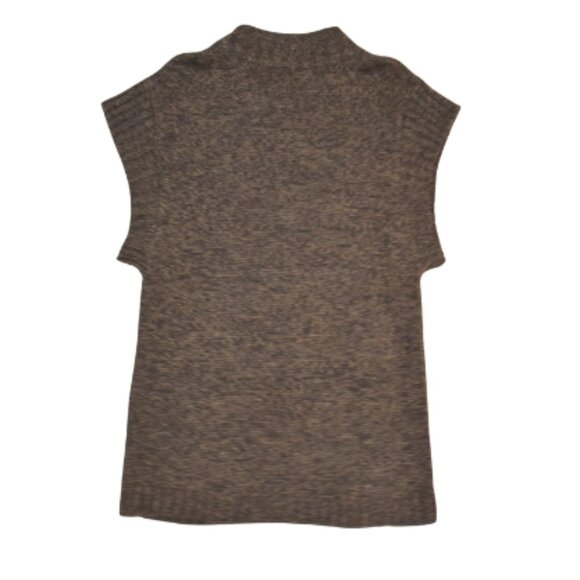 Lapis Brown Short Sleeve Button Up Long Cardigan Sweater Size Large Academia - Picture 4 of 12